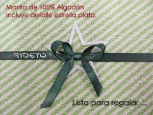 Manta bebé algodón