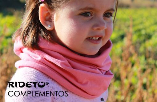 Braga cuello niña RIDETO 100% Algodón Tricot