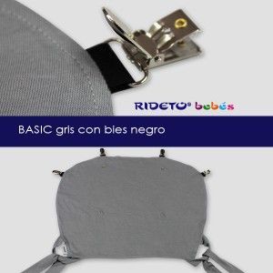 Toldo para cochecito bebé RIDETO colección BASIC. 