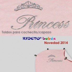 Toldo para cochecito, capazo o silla ligera modelo Princess marca RIDETO