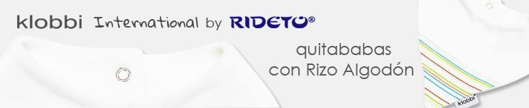 Quitababas bebé con Rizo Algodón, klobbi hecho en España