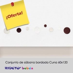 Tríptico sábanas Cuna 60 calidad SUPREME precio OUTLET