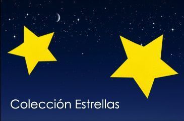 Sábanas de punto con aplicación estrellas